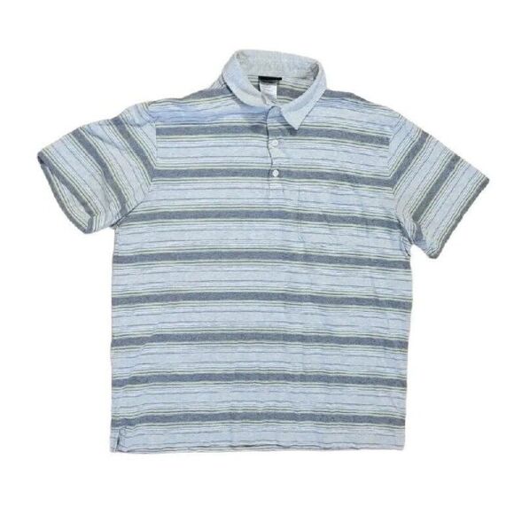 Patagonia Mens Polo Size Large Squeaky Clean Gray Blue - Picture 1 of 3